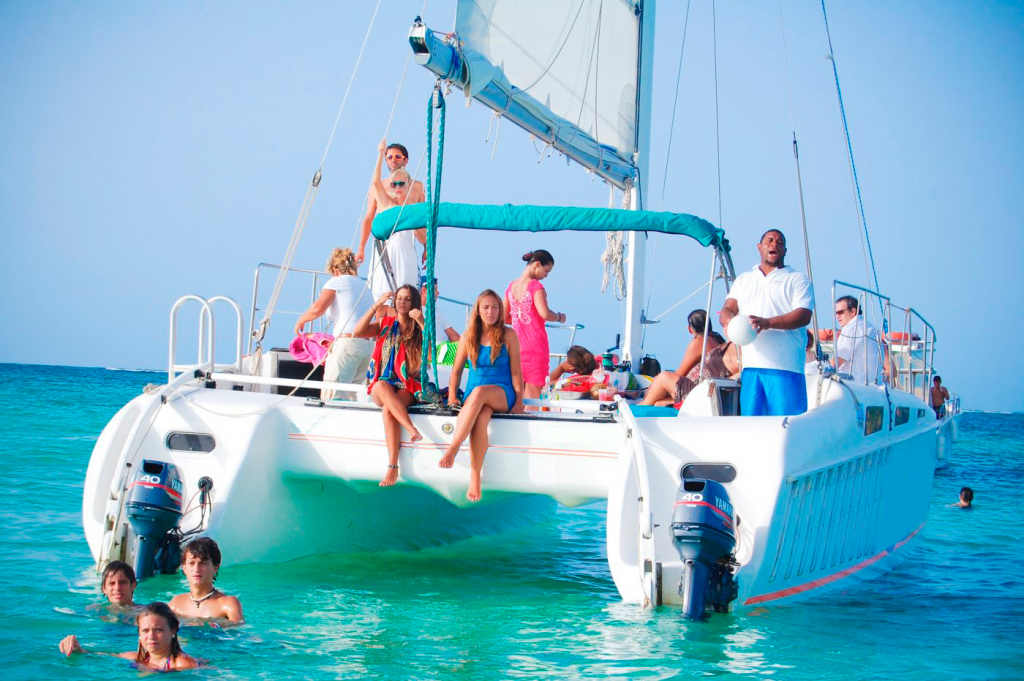 catamaran sailing rental charter private boat rental Punta Cana Dominican Republic