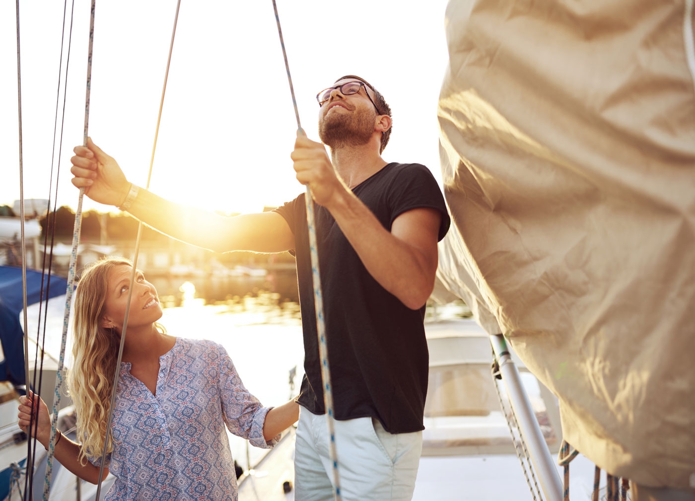 couple-on-their-sail-boat