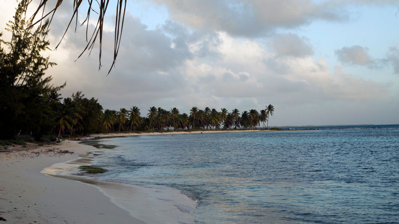 Playa de Mano Juan Pueblo de pescadores Isla Saona