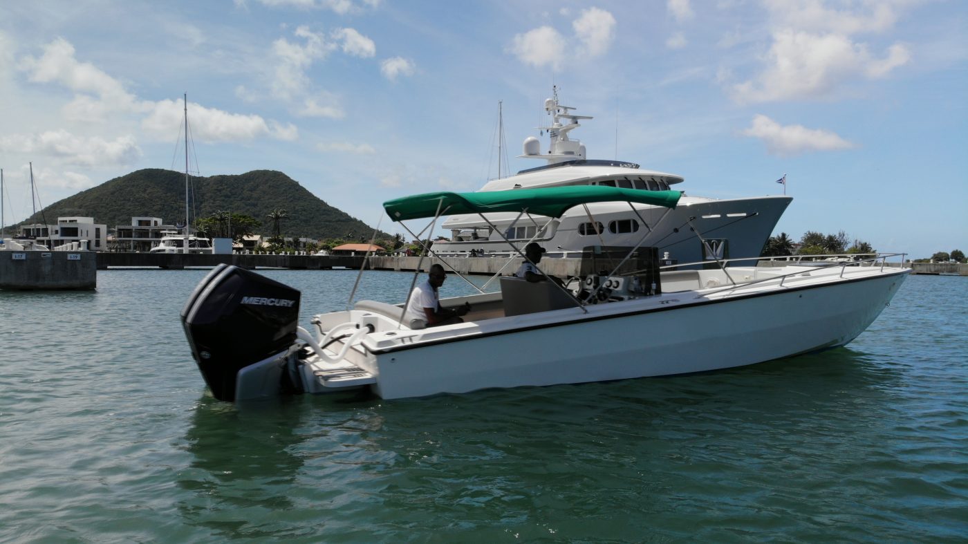 private speed boat full day charter to soufriere saint lucia