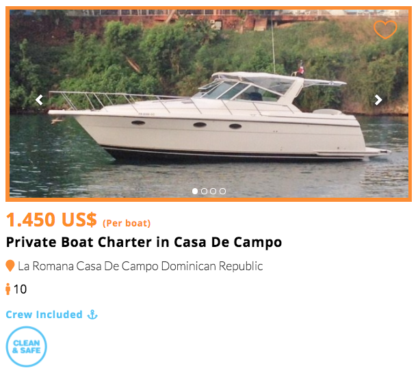 selection private luxury yachts Casa de Campo La Romana Saona Palmilla Catalina