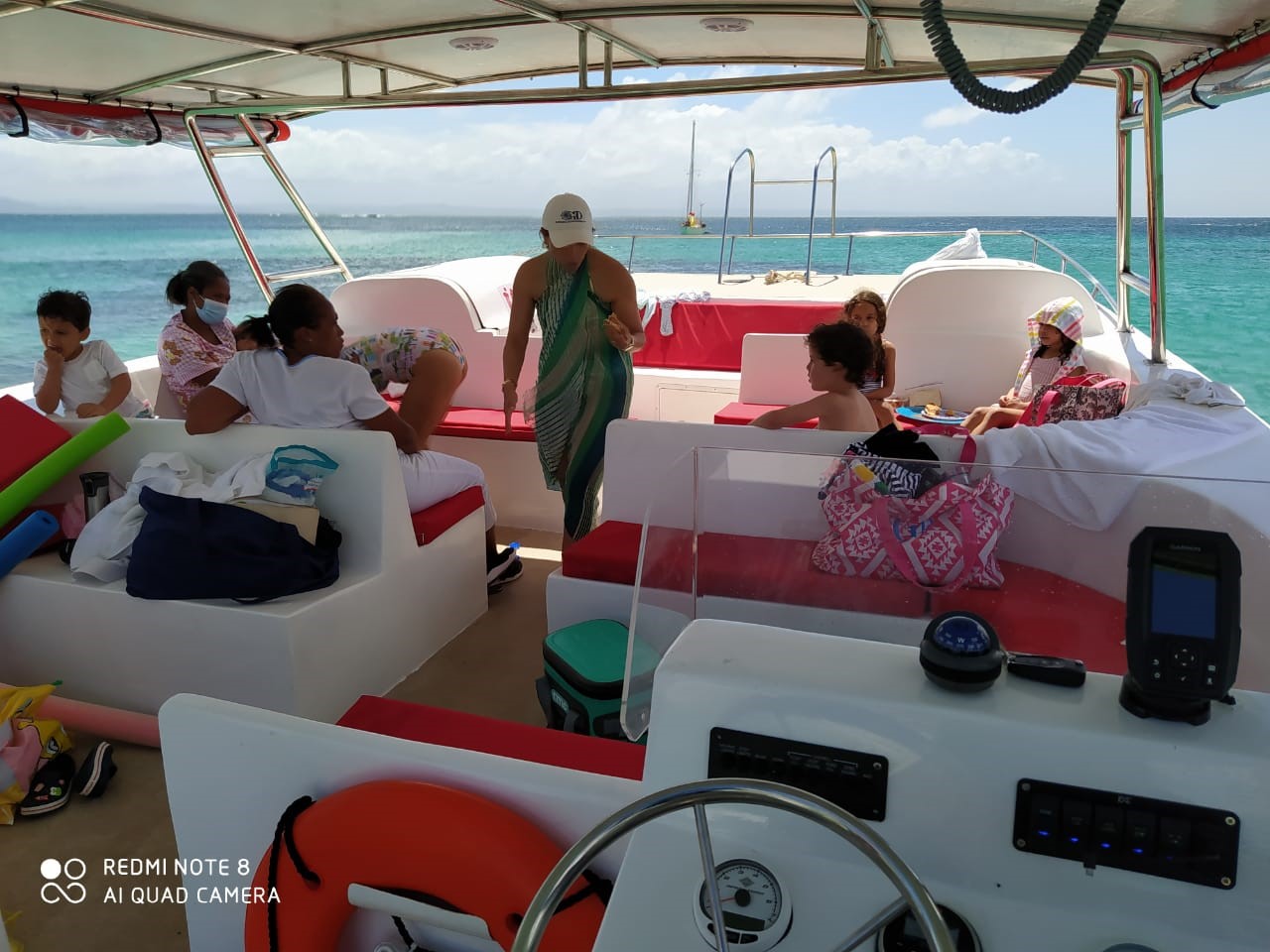 Private Catamaran Tours in Samana to Cayo Levantado or Haitises Park