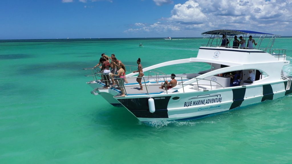 Private rental catamaran boat party in Punta Cana Dominican Republic
