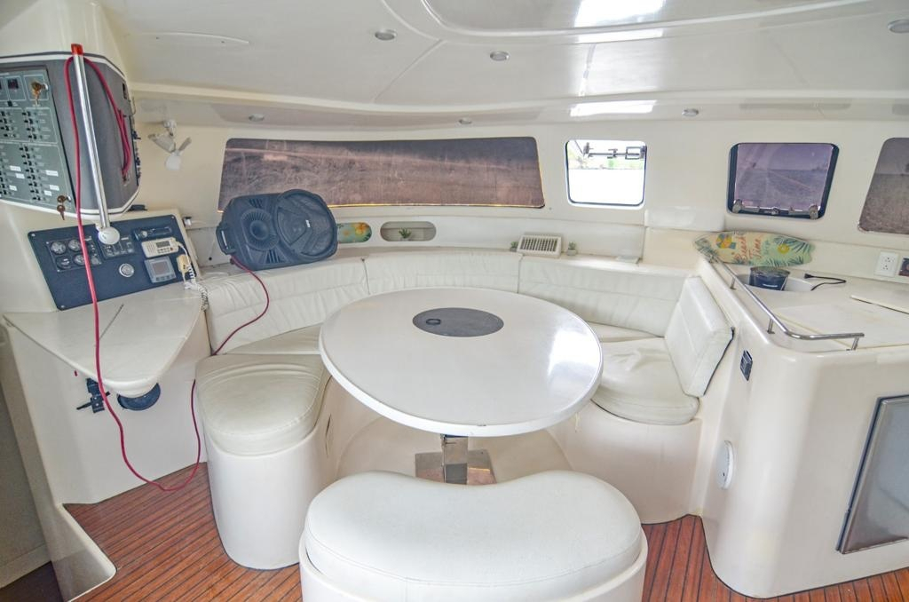 Casa de Campo Catalina Island Private Sailing Catamaran Charters salon