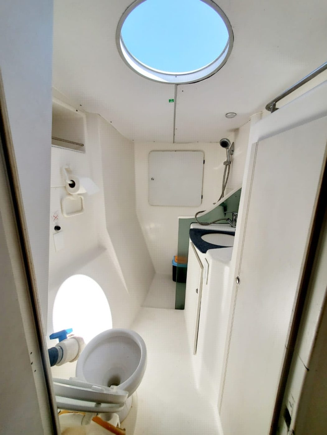 Casa de Campo Catalina Island Private Sailing Catamaran Charters toilet