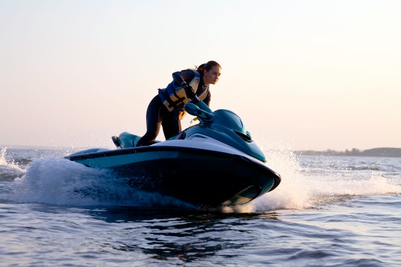  woman on jet ski 