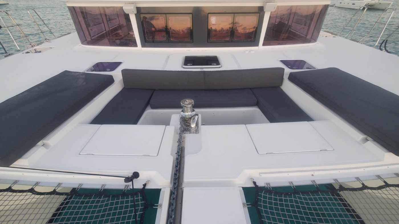 Private Luxury Catamaran Charter Exumas Bahamas bow-front-tighter-sm