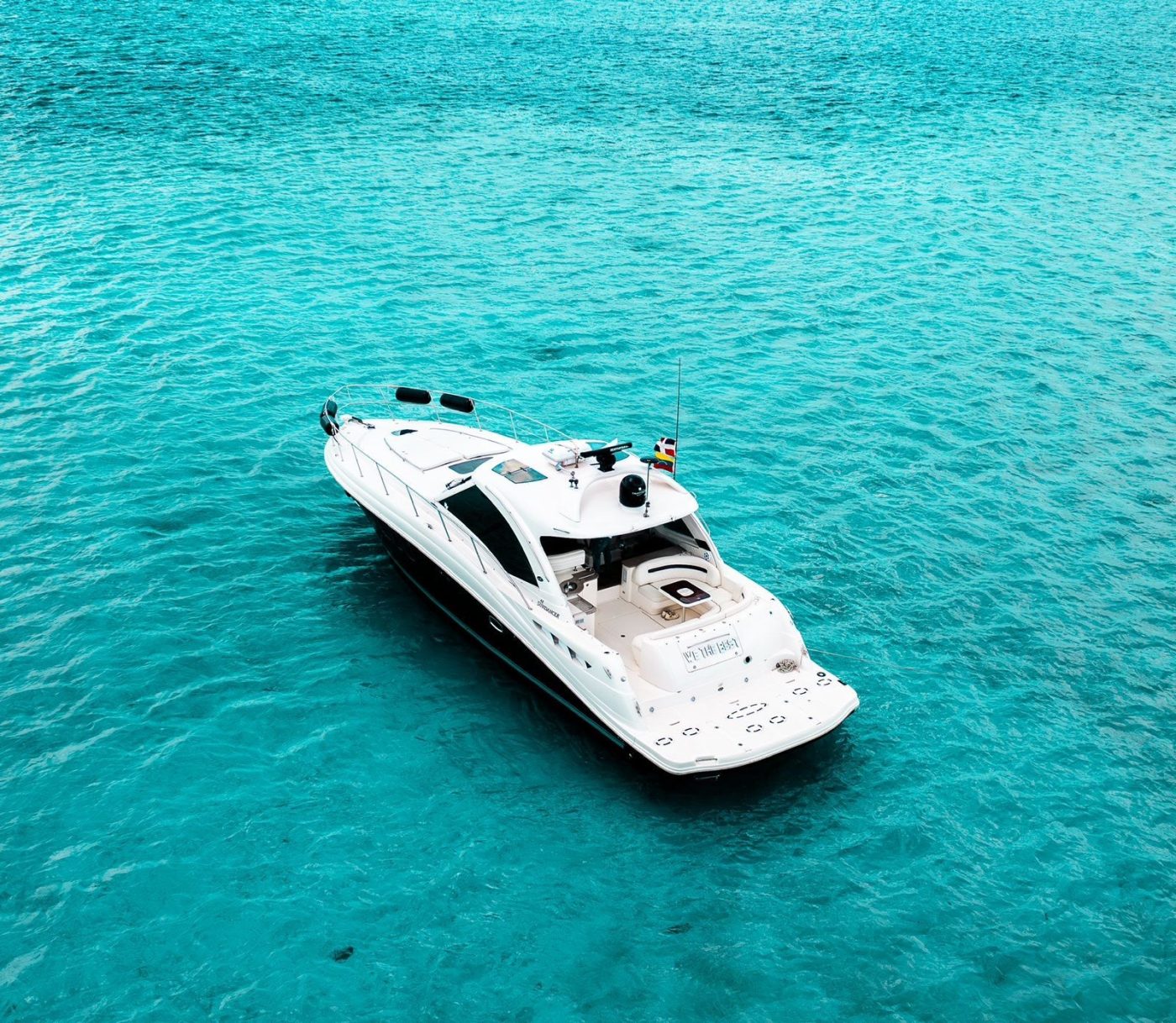 Luxury Yacht Rental in Boca Chica Beach Santo Domingo aereal