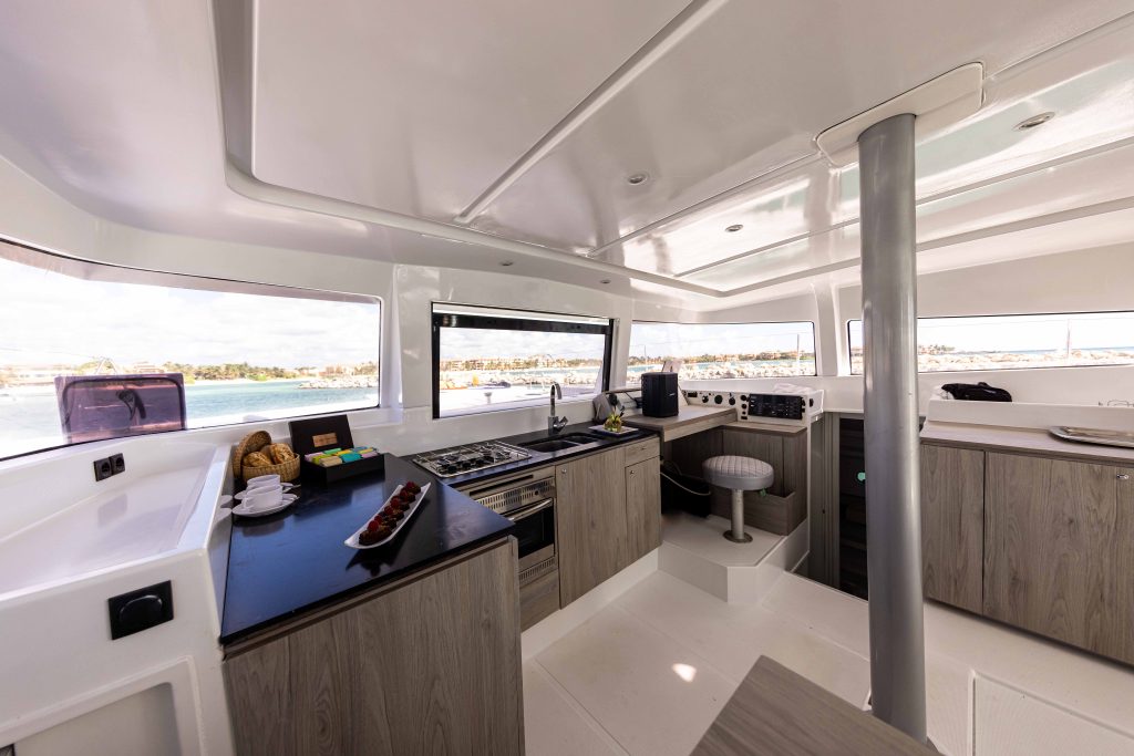 9842773812_40'_Private_Catamaran_Bali_to_Rent_in_Riviera_Maya_to_Isla_Mujeres_kitchen.jpg