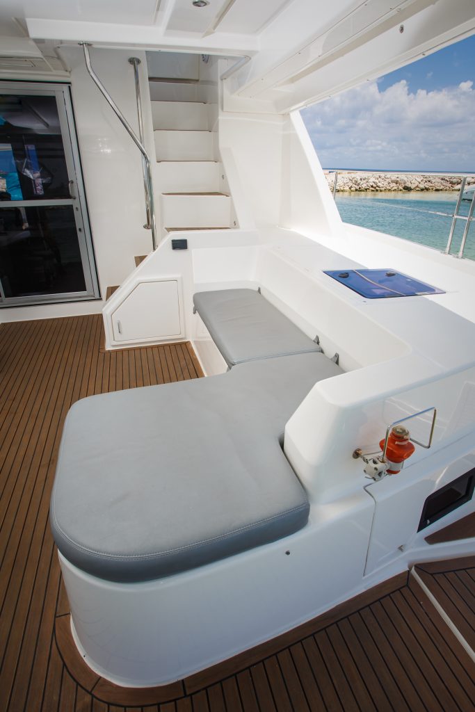 Isla Mujeres Leopard Catamaran for Luxury Yacht Charters from Puerto Aventuras