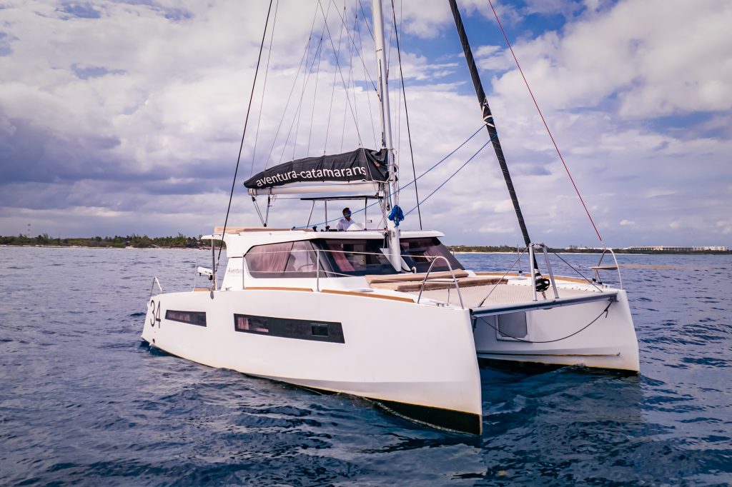 Private Catamaran Aventura Luxury Boat Charters in Tulum Riviera Maya Mexico