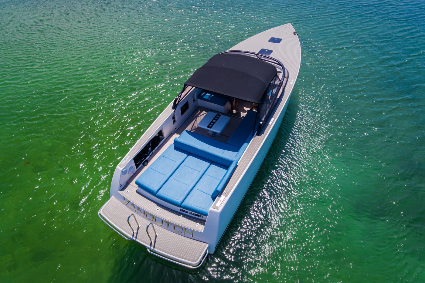 Private yacht VanDucht rental in Puerto Aventuras Riviera Maya and Cozumel charters