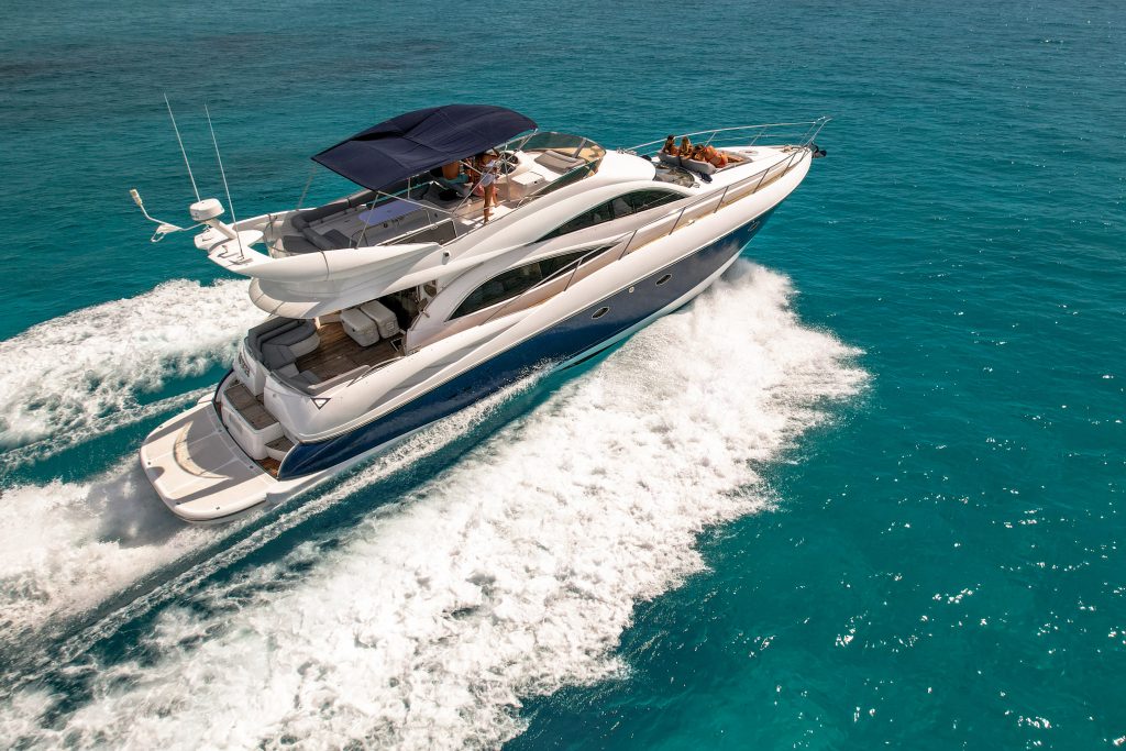 Sunseeker Luxury Yacht Charters to Cozumel, Isla Mujeres and Cancun Tulum Boat Rentals