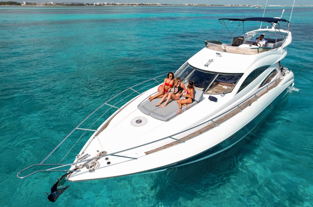 Sunseeker Luxury Yacht Charters to Cozumel, Isla Mujeres and Cancun Tulum Rentals