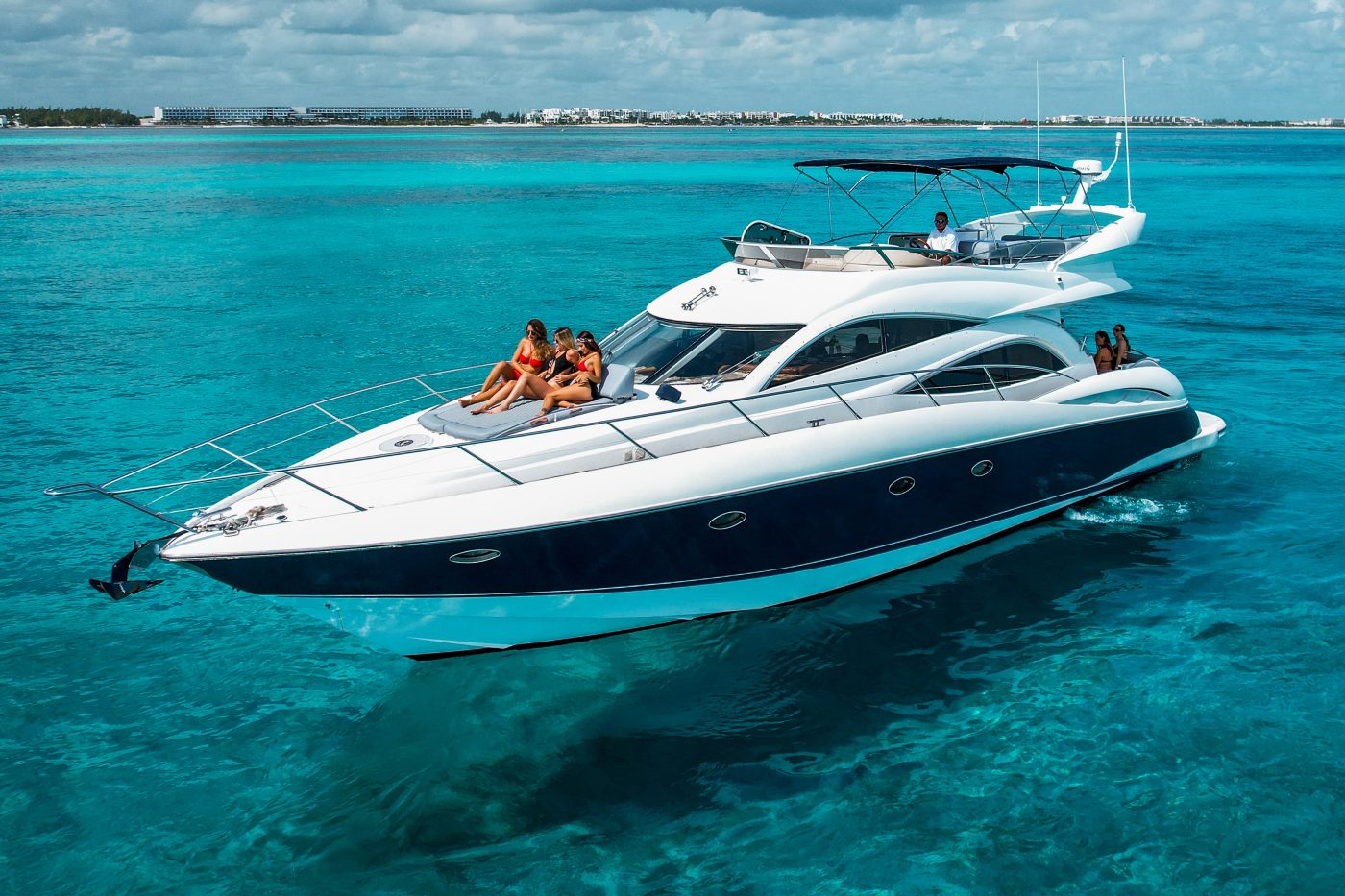 Sunseeker Luxury Yacht Charters to Cozumel, Isla Mujeres and Cancun Tulum Rentals main