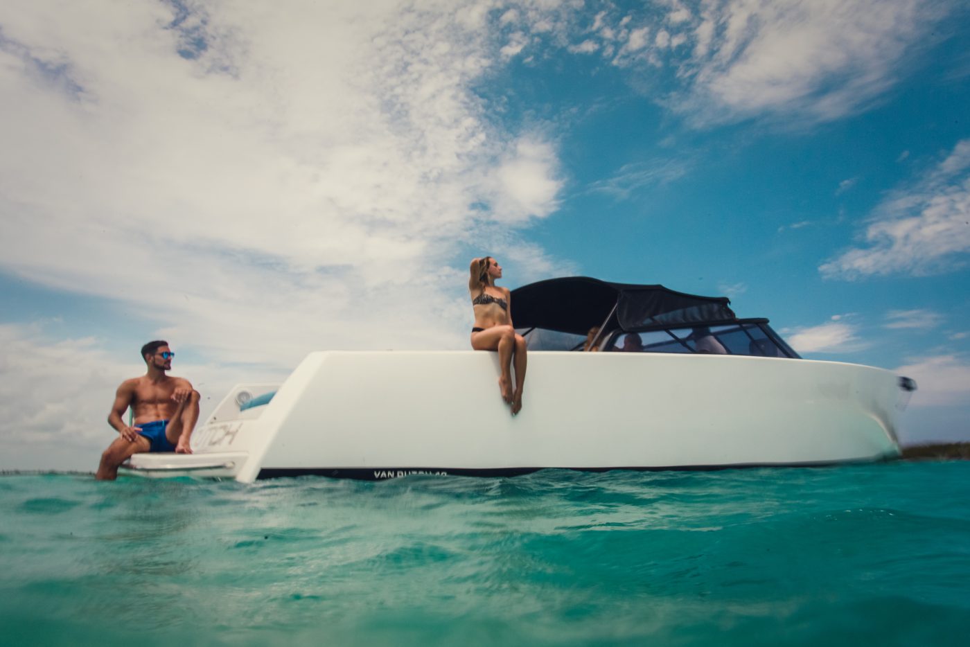 VanDucht Private yacht rental in Puerto Aventuras Riviera Maya and Cozumel boat rentals