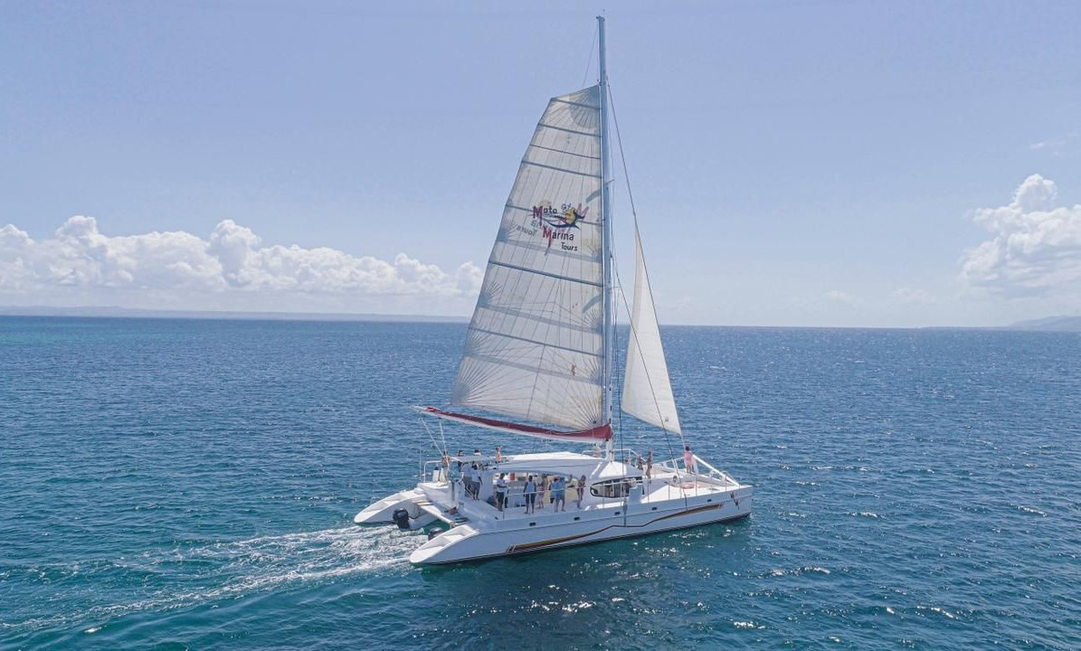 Private-Catamaran-Charters-in-Samana-to-Bacardi-Island-1